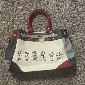The Bradford Exchange Red, Cream & Black Disney Character Satchel
